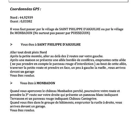 公寓 La Vigne Studio Near Saint Emilion
